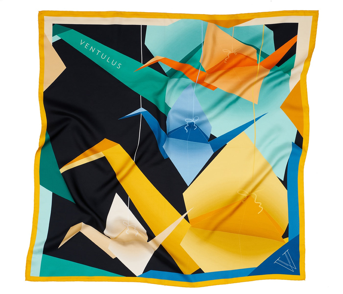 Origami Eşarp Siyah
